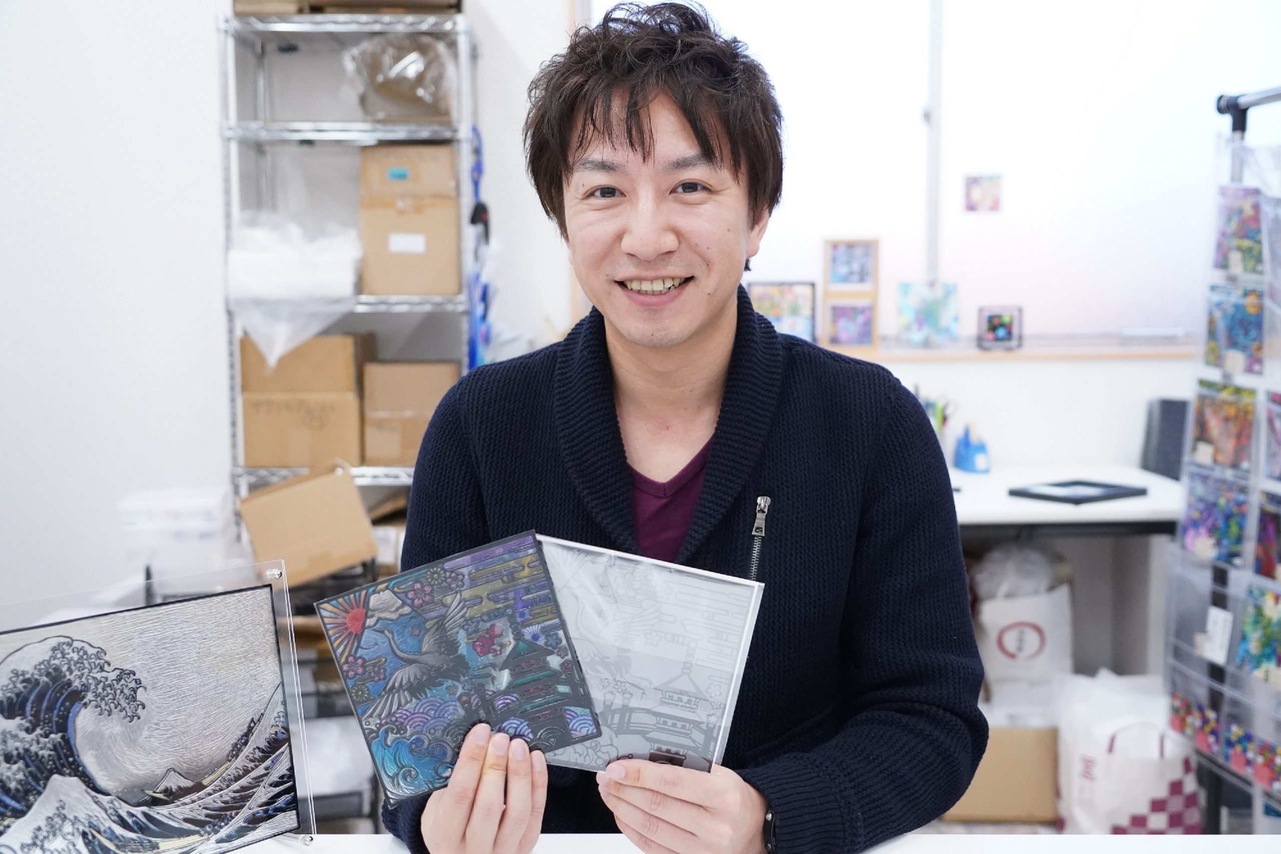日本で一番愛用されてきた彫刻刀から生まれた新感覚アート 。120年続く 